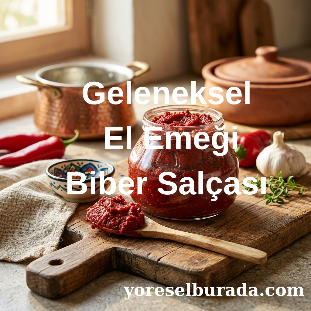 Ev Yapımı Acı Biber Salçası – Katkısız