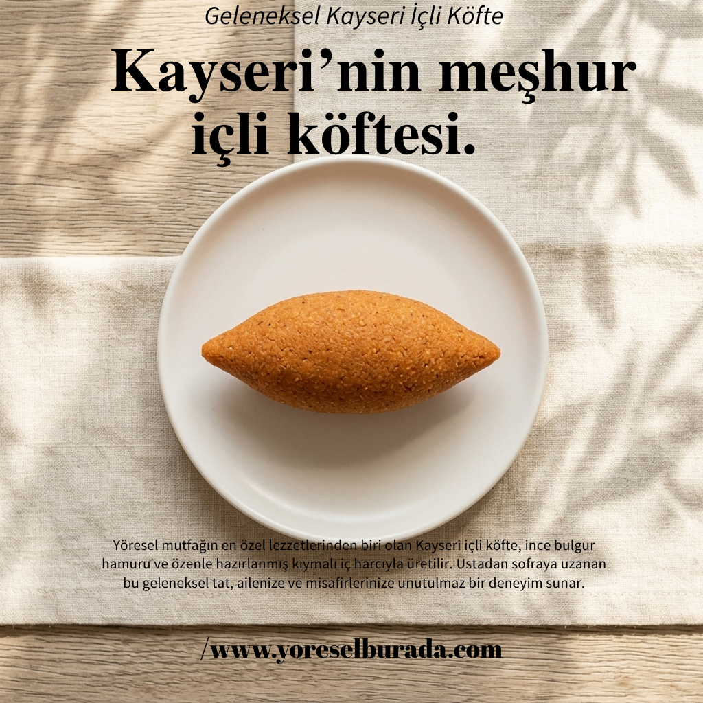 1 Kg İçli Köfte | Ev Yapımı ve Katkısız